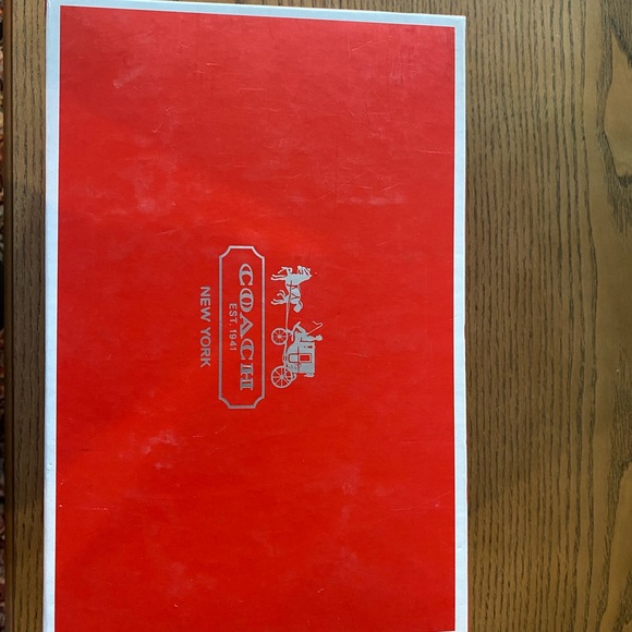 Coach 1941 Tan Larchmont Sheep Napa Ginger 9m Wedges - Picture 4 of 5